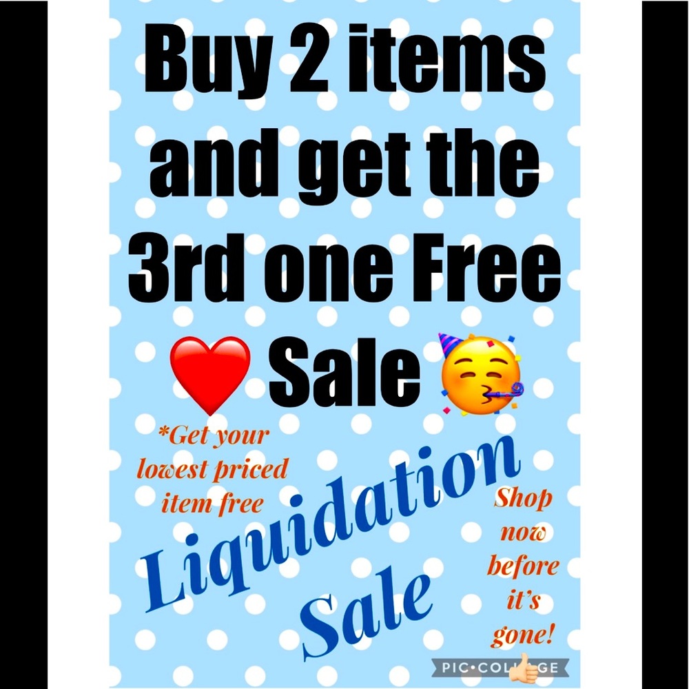 Buy 2 Items and get 1 FREE!